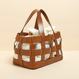 Canvas Woven Hollow Out Casual Bag