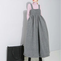 Vintage Pleated High Waist Wide Leg Pants