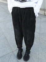 Wide Leg Corduroy Trousers