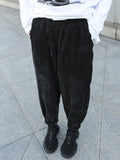 Wide Leg Corduroy Trousers