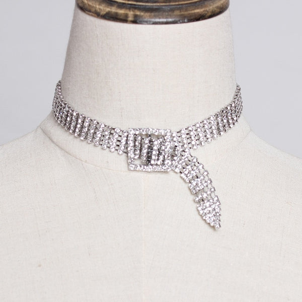 Rhinestone Shining Necklace