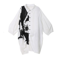 Black White Oversize Dress