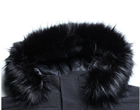 Cotton-padded Fur Trimmed Coat