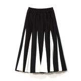 Gray Split Joint Woolen Half-body Skirt