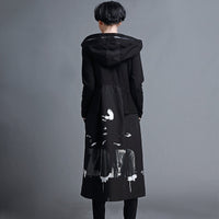 Hooded Long Sweater Vest