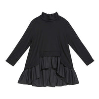 Loose Fit Asymmetrical Ruffles Sweatshirt