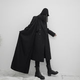 Asymmetrical Long New Lapel Trench