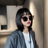 Yellow Personality Cool Big Glasses