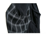 Plaid Split Long Harem Trousers