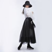 Black 5 Layer Mesh Skirt