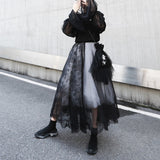 Black 5 Layer Mesh Skirt