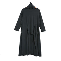 Asymmetrical  Split Joint Long T-shirt