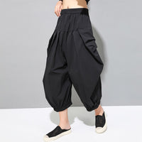 Pleated Big Size Trousers