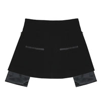 Blingbling Spliced Short Skirt
