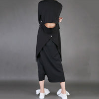 Asymmetrical Hollow Out T-shirt