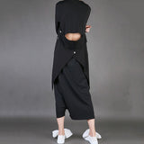 Asymmetrical Hollow Out T-shirt