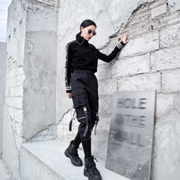 Long Pocket Split Trousers