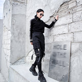 Long Pocket Split Trousers