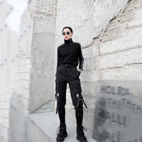 Long Pocket Split Trousers