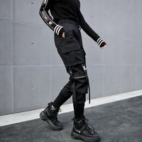 Long Pocket Split Trousers