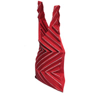 Red Pleated Three-dimensional Bag