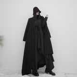 Asymmetrical Long New Lapel Trench