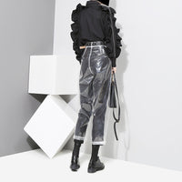 Korean Style Transparent Ankle-length Pants