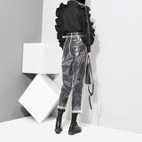 Korean Style Transparent Ankle-length Pants