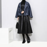 Black PU Leather Dress