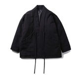 V-collar Bandage Coat