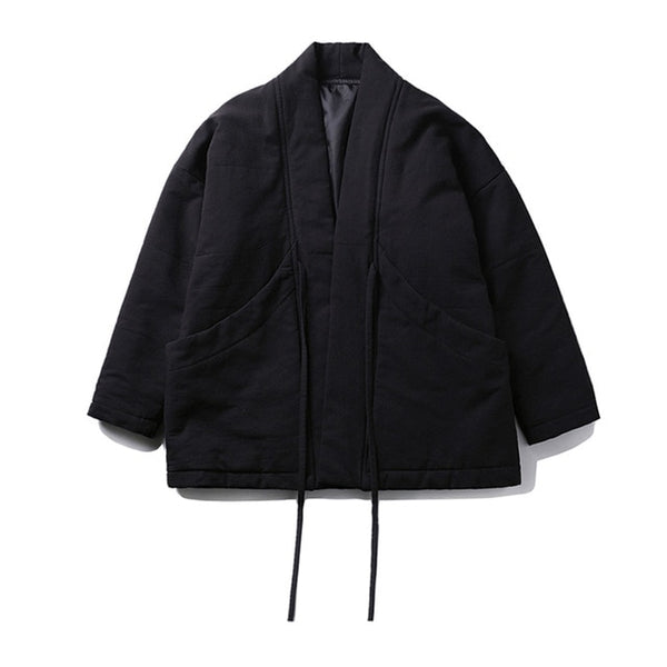 V-collar Bandage Coat
