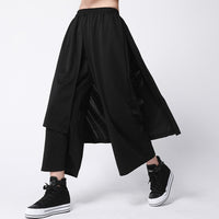 Loose Spliced High Waist Pants