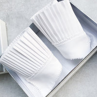 White Temperament Simple Cuff Bracelet