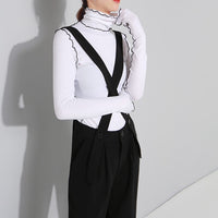 High Collar Long Sleeve T-Shirt