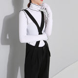 High Collar Long Sleeve T-Shirt