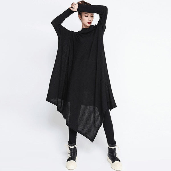 Irregular Hem Long Dress