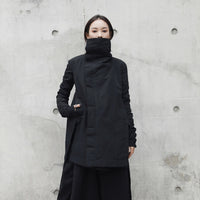 Long Cotton-padded Loose Coat