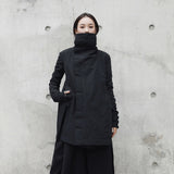 Long Cotton-padded Loose Coat