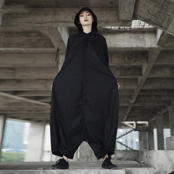 Big Size Solid Color Jumpsuit
