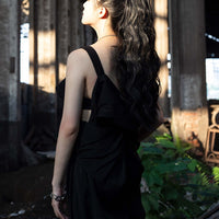 High Waist Pocket Stitch Jumpsuit