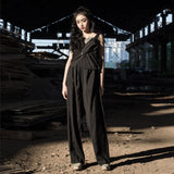 High Waist Pocket Stitch Jumpsuit