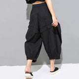 Pleated Big Size Trousers