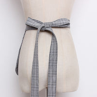 Black Color Pockets Concave Belt