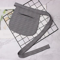 Black Color Pockets Concave Belt