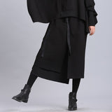 Black Ribbon Half-body Skirt