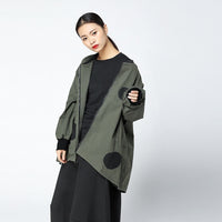 Polka Dot Irregular Coat