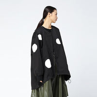 Polka Dot Irregular Coat
