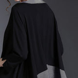Black and Grey Plaid T-shirt