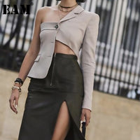 Long Sleeve Irregular Cutout Jacket