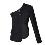 Long Sleeve Irregular Cutout Jacket